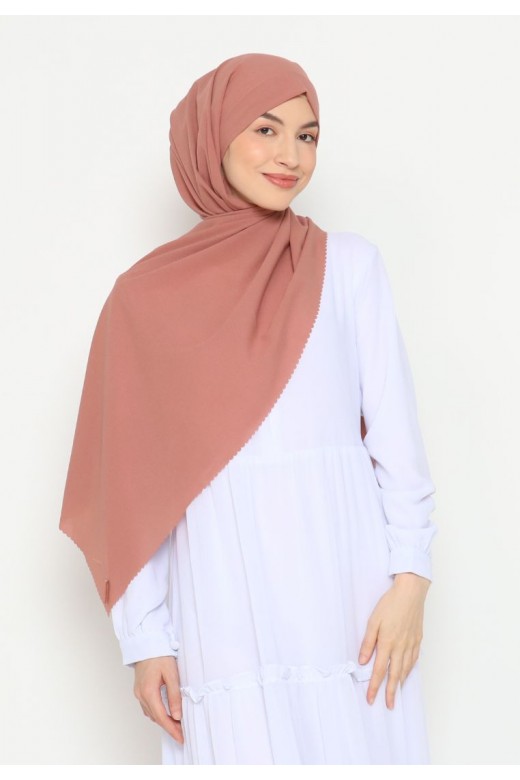 Pasmina Instan Lasercut Caramel